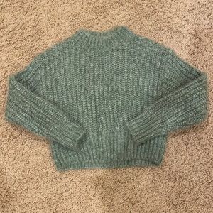 Jade green sweater